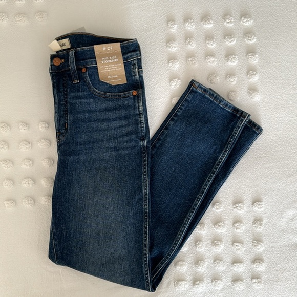 Madewell mid-rise stovepipe. - Picture 2 of 6